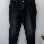 Topshop Mom Jeans Black Wash W32 to Fit L 30 Photo 0