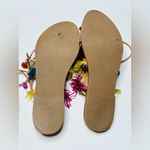 Elina Linardaki Greek Lace Up Gladiator Beaded Fringe Flat Sandal Shoe Size 10 Pink Photo 7