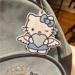 Juicy Couture Teal Velvet Mini Backpack – Y2K Black Label, Gold Hardware Photo 2