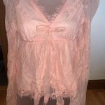 Francesca's New Francesca’s Lace Puff Sleeve Blouse Photo 0