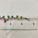 Handmade Beaded pink floral bracelet, Artisan handcrafted, new Photo 2