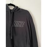 Nike Black Geometric Print Pullover Hoodie Logo Sweatshirt Size Small Photo 2