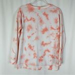 Jessica Simpson 3/$30 | Pink White Tie Dye The Warm Up Lace Up French Terry Top Photo 6