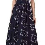 The Odells Miro Elegant Black Patterned Maxi Dress size XXS Photo 0