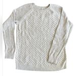 Sonoma Lattice-Front Raglan Crewneck Sweater. Photo 1