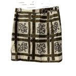 Leifsdottir Anthropologie NWT $198 Large Bow Mini Skirt Size 6 URYNR991 Silk Green Photo 4