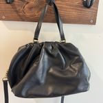 I.N.C. International Concepts Black Vegan Leather KJ Clutch Bag Photo 5