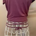 Garage Cropped Short Sleeve Top with String Wrapped Waist Trim Photo 2
