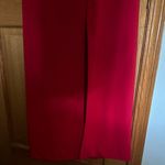 JC Penny One Shoulder Ruffle Red Dress Photo 4