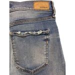 EXPRESS Vintage Skinny High Rise Ankle Button Fly Jeans Womens Size 0 Distressed Photo 7
