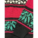 American Pride Flower Sweater Size Medium Colorful Classic Party Career Fun Photo 4