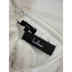 Lulus NWT  Beloved Bliss Ivory Strapless Slim Leg Bow Jumpsuit Party Classy Sz S Photo 4