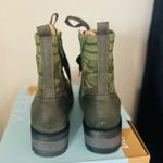 Life Stride Knockout Lace-Up Combat Boot, Comfort Boot, Green Olive, Size 8, NWT Photo 4