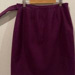 Kate Spade Wool Wrap Purple Mini Skirt Photo 2