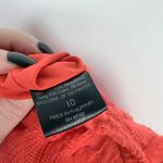 Natori NWT  Summer Texture Eyelet Dress Mandarin Orange Size 10 NEW $795 Photo 14