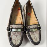 Coach ‎ Olive A2134 Beige Signature Logo Driving Loafers Women's Shoes Size 9.5 B Photo 0