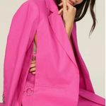 EUDON CHOI Collective Hot Pink Oversized Side Cutout Ring Blazer Coat Size 0 Photo 2