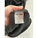 Spring + Mercer Velvet Legging Tee Medium Top V Neck Pocket Stretch Soft Black Photo 5