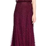Adrianna Papell Art Deco Beaded Blouson Dress Photo 0