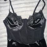 Black Sexy Lace/Silk dress Size M Photo 1