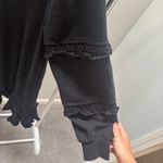 Sundays Anthropologie Black Ruffle Balloon Sleeve Dress Photo 5