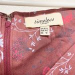 New! Timeless London Red Short Sleeve Floral Dress Size 12 Photo 8