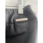 I love Tyler Madison Black Vegan Leather Small Jogger‎ Ankle Pants Moto Grunge Photo 4