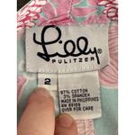 Lilly Pulitzer Vintage  Capri Pants Womens 2 Stretch Pink Floral Resortwear Photo 4