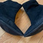 Bamboo Black Ankle Booties Heels Photo 6