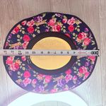 EMG sombrero hat woven floral fabric beach hat cute summer accessory hat sun hat Blue Photo 7