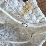 Free People  Adela White Lace Bralette Crop Top Adjustable Straps Boho Festival L Photo 2