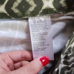 Denim & Co . Printed Jersey Slim Straight Leg Pant Dark Olive X-Large Petite NWOT Photo 2