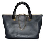 Chloé Baylee Two-Toned Leather Two Way Bag w/ Crossbody Strap Photo 1