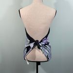 Free People Black Floral Strapless Satin Feel Spellbound Bodysuit Size S Photo 8