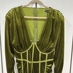 Pretty Little Thing PLT corset style velvet dress Photo 1