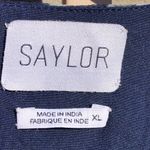 Saylor  Merritt Floral Puff Sleeve Mini Dress in Navy Floral Multi, XL Photo 6