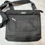 Baggallini  Dark Gray Crossbody Travel Bag Purple Lining Adjustable‎ Strap Photo 1