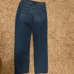 Levi's 512 Straight Leg Jeans Size 6 W 28 X L 32 Perfectly Slimming Dark Blue Photo 2