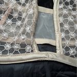 Victoria's Secret LUXE Starburst Unlined Wired Plunge Bra Champagne Embroidered Photo 5