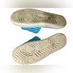Toms Mules 'ALPARGATA MALLOW SLIDE' in Light Blue terry cloth Photo 5
