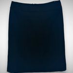Tory Burch  Women's‎ 6 Abbigail Wool Pencil Skirt Solid Black Classic Minimalist Photo 1