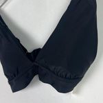 Aerie NWT Tie Back Triangle Bikini Top Swim Black Size Small S NEW Photo 3