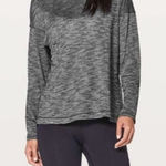 Lululemon ✨ Laced With Intent Grey Laced Back Long Sleeve Sz 6 Top✨ Photo 0