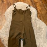 Wilfred Free Aritzia  Divinity Jumpsuit Size XS Olive Womens Body Hugging Stretch Photo 7