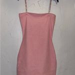 Glitter pink crystal strap dress Photo 1