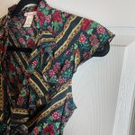 Fire Los Angeles Ruffled Sheer Floral Top size XSMALL Photo 5