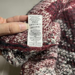 Free People  Wool Winters Day Oversized Cardigan Fair Isle Sweater Womens Size S Photo 4