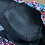 Fit 4U size 16 Kokomo cap sleeve swim top lined black floral print slimming NWT Photo 7