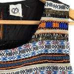 Anthropologie Akemi + Kin Embellished Beaded & Embroidered Top in Black, Size M Photo 4