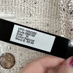 NEW Katie Todd Women Open Front Cardigan Fishnet Waterfall Sweater Gray medium Photo 5